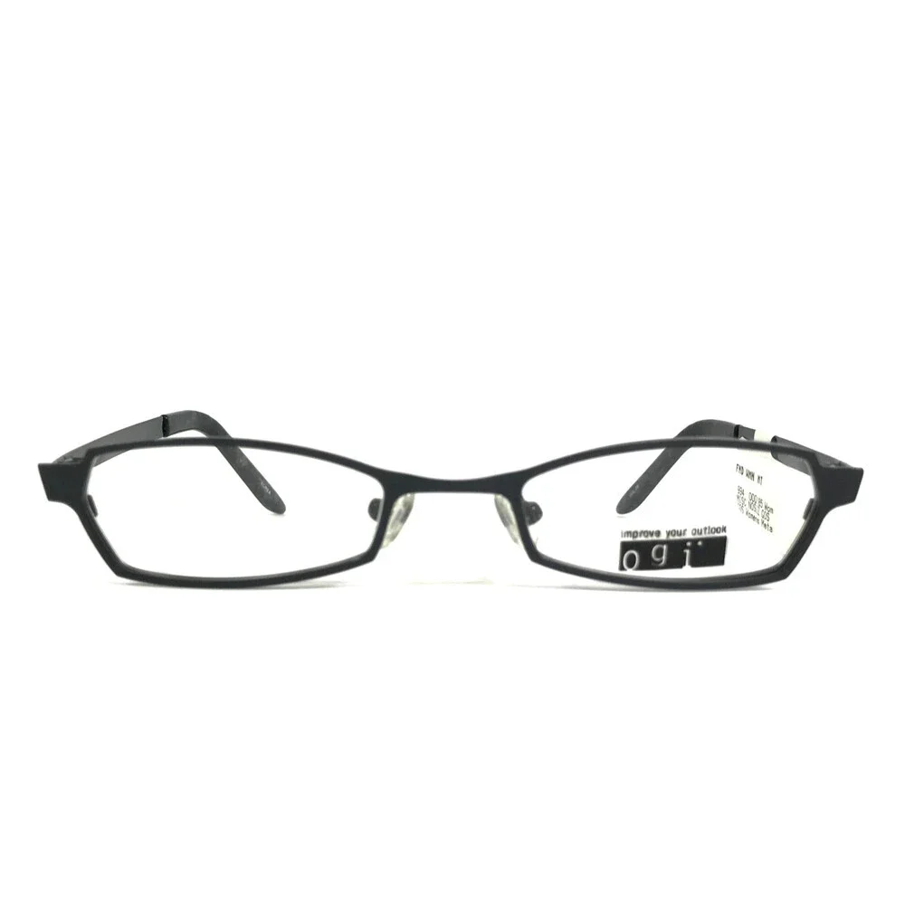 Ogi Eyeglasses Frames 2143 COL. 69 Black Cat Eye Full Rim 47-19-135